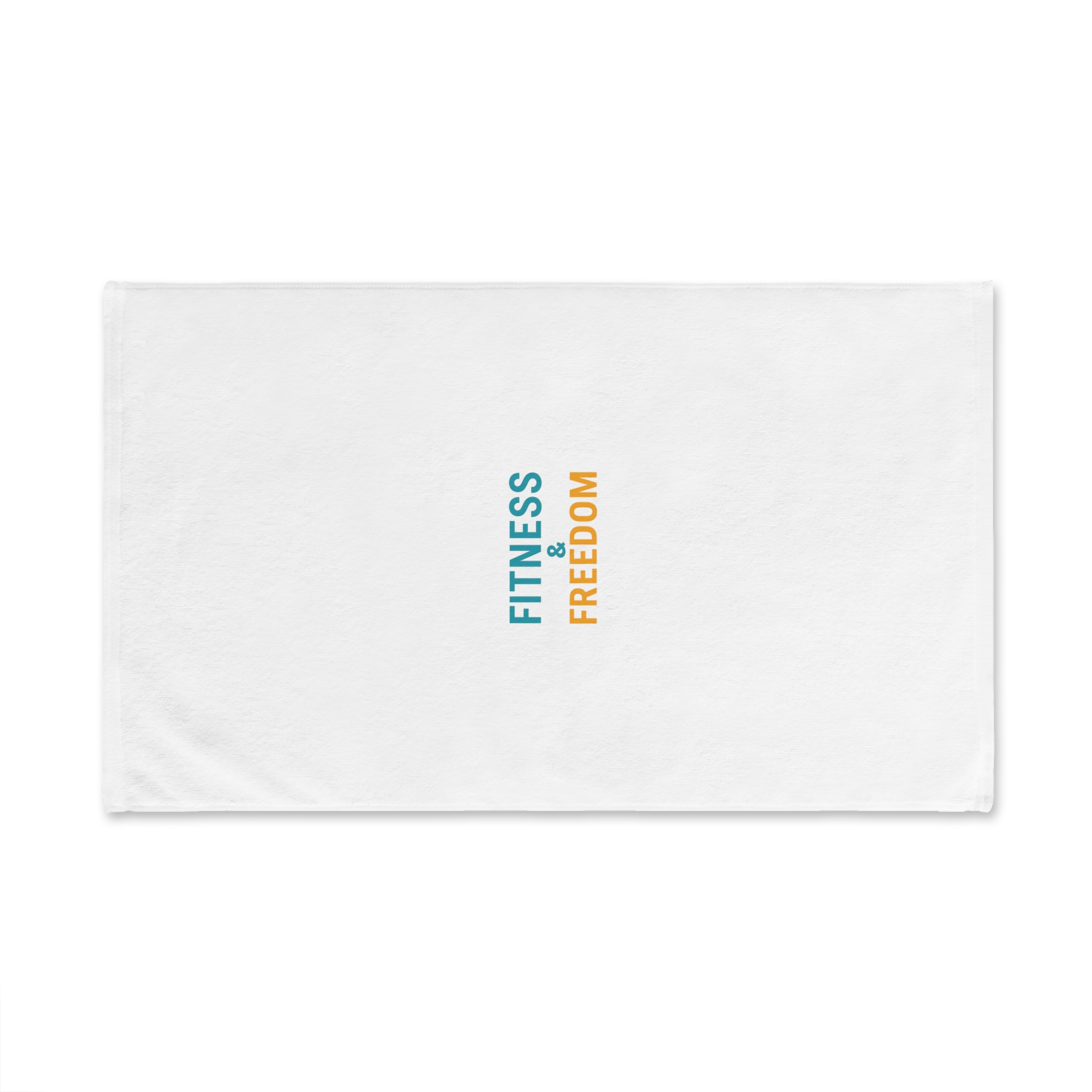 Fitness & Freedom Eco-Friendly Hand Towel for Fitness Lovers, Gym Towel, Motivational Towel, Bathroom Decor, Gift for Gym Enthusiasts - Image 2