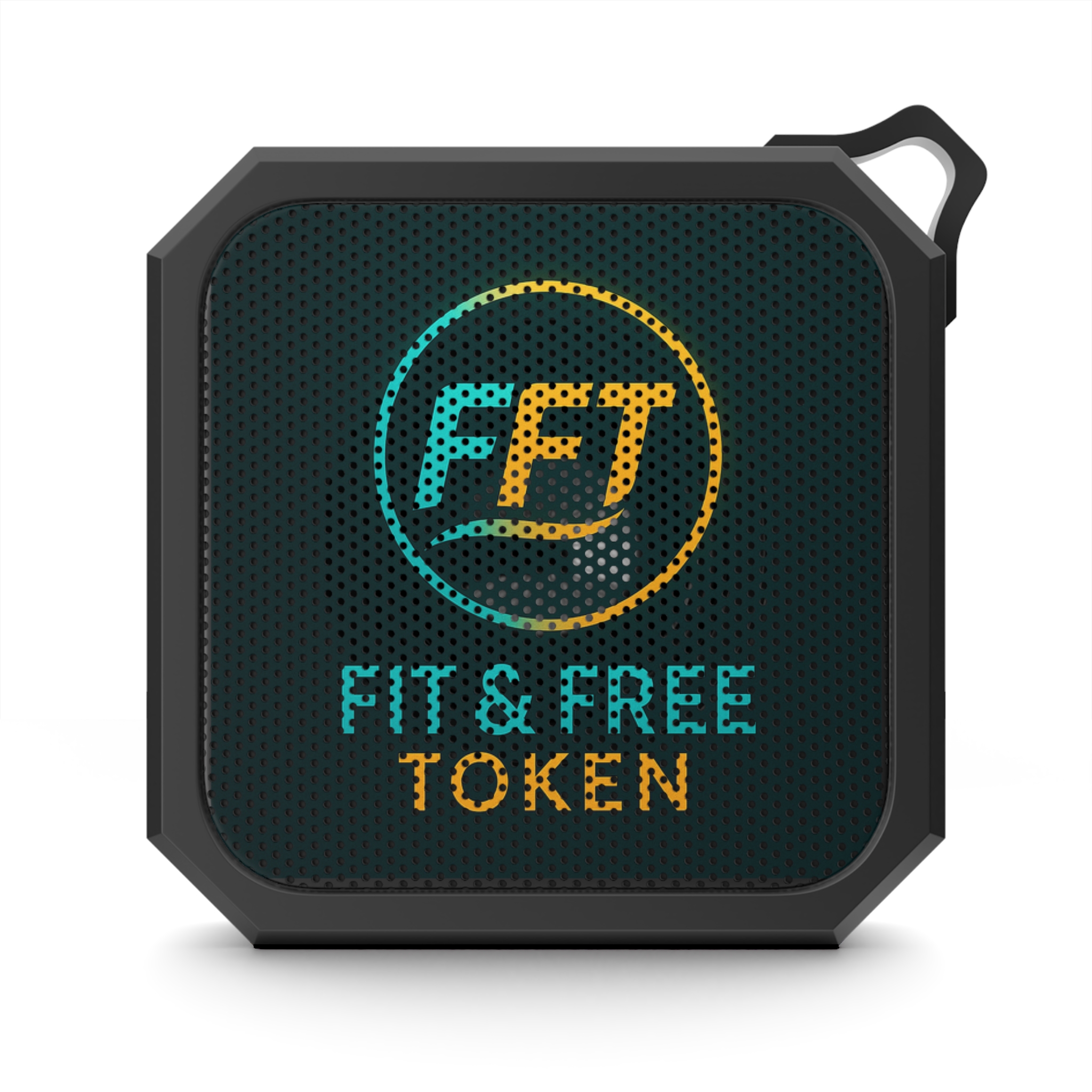 Fit & Free Token-Outdoor Bluetooth Speaker for Adventurers, Portable Music Player for Hiking, Camping, Beach, Fitness, Travel