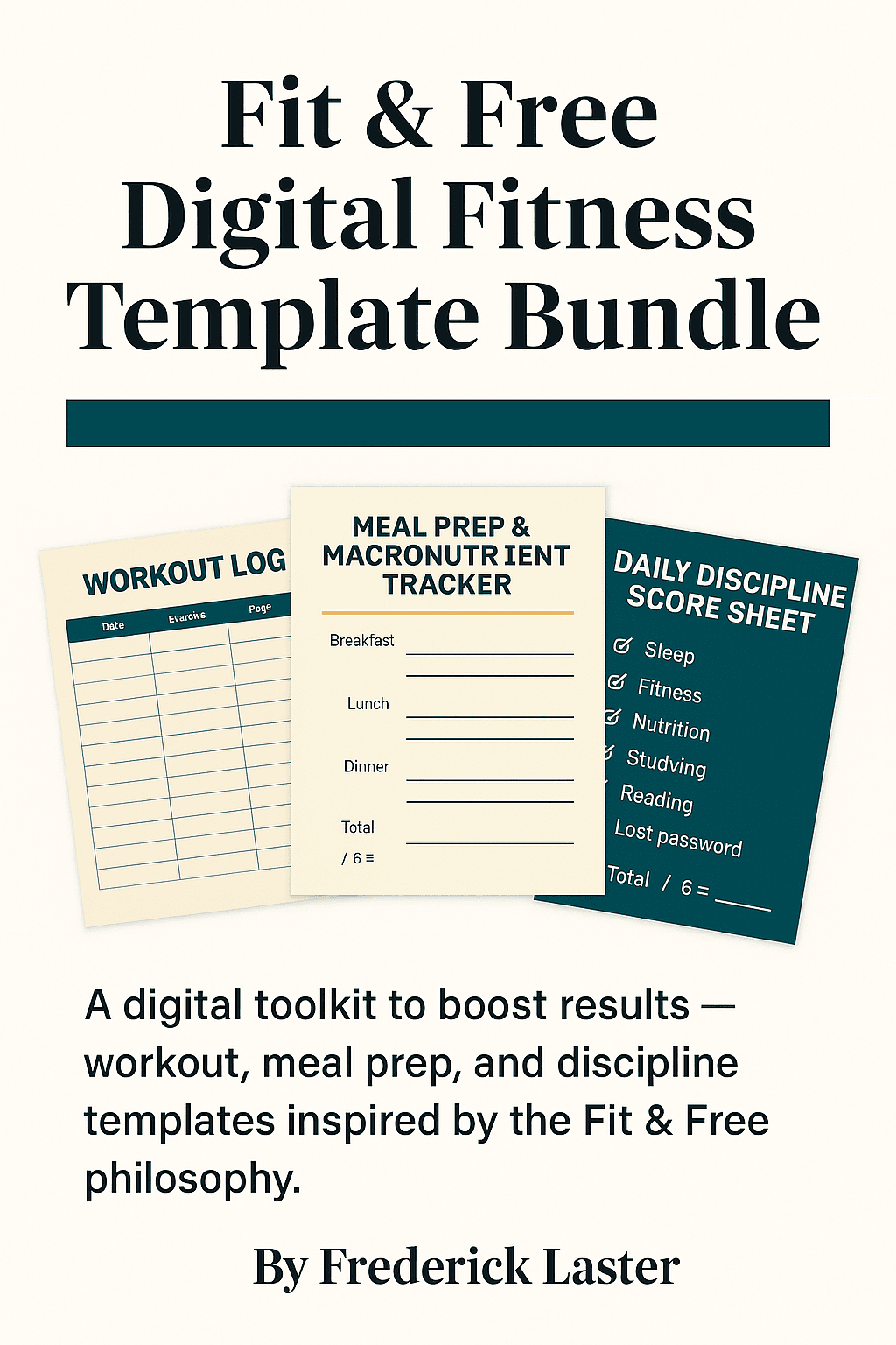 Fit & Free Digital Fitness Template Bundle