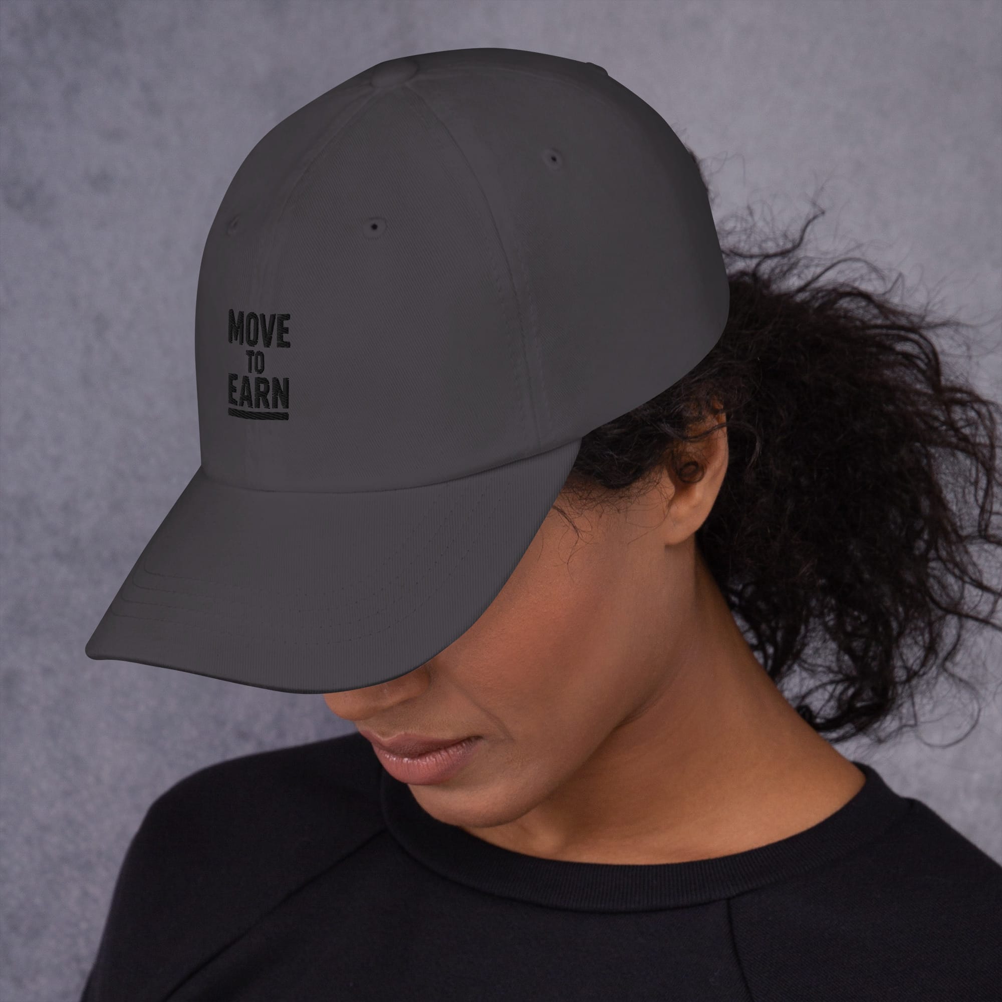 Move to Earn – Embroidered Dad Hat - Image 13