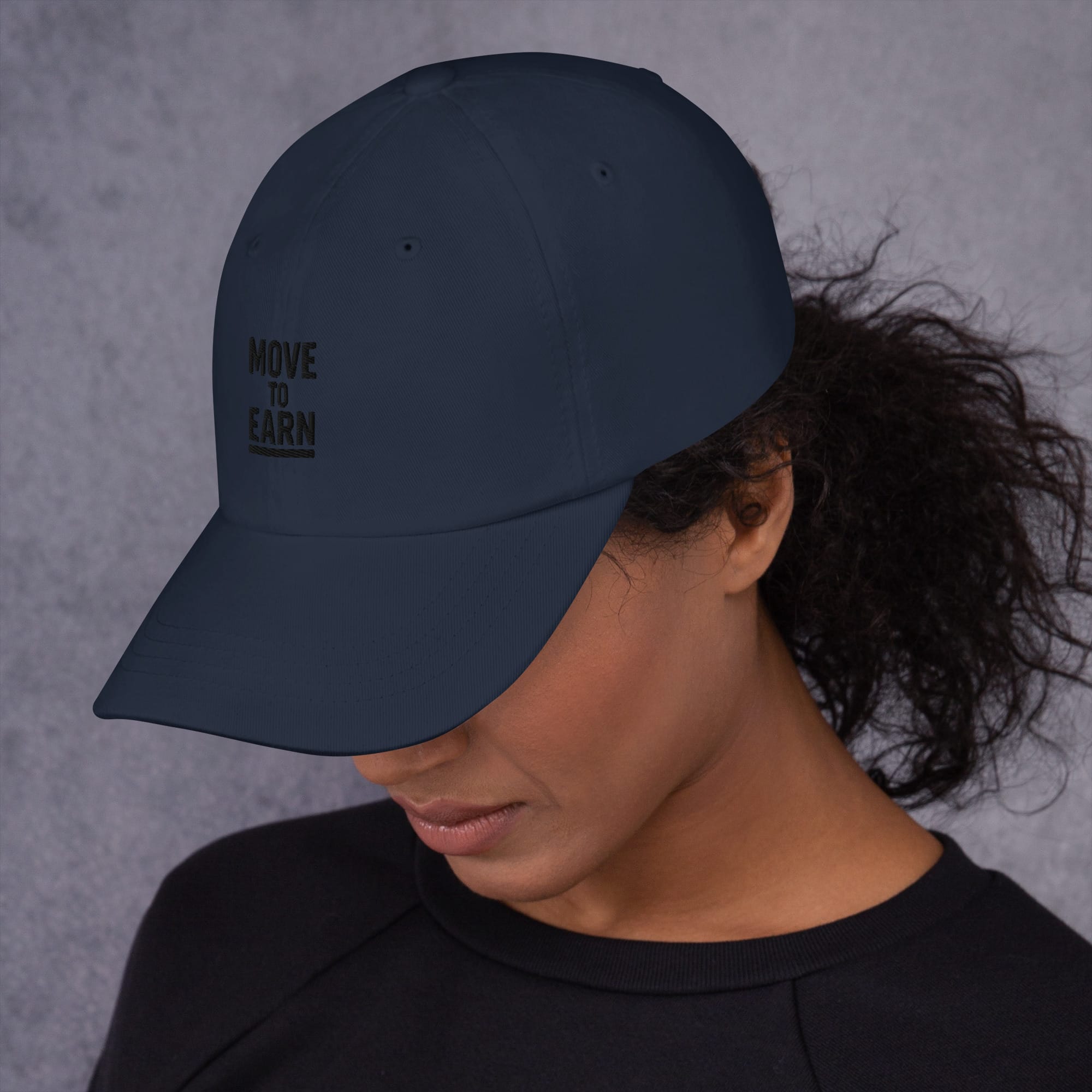 Move to Earn – Embroidered Dad Hat - Image 5