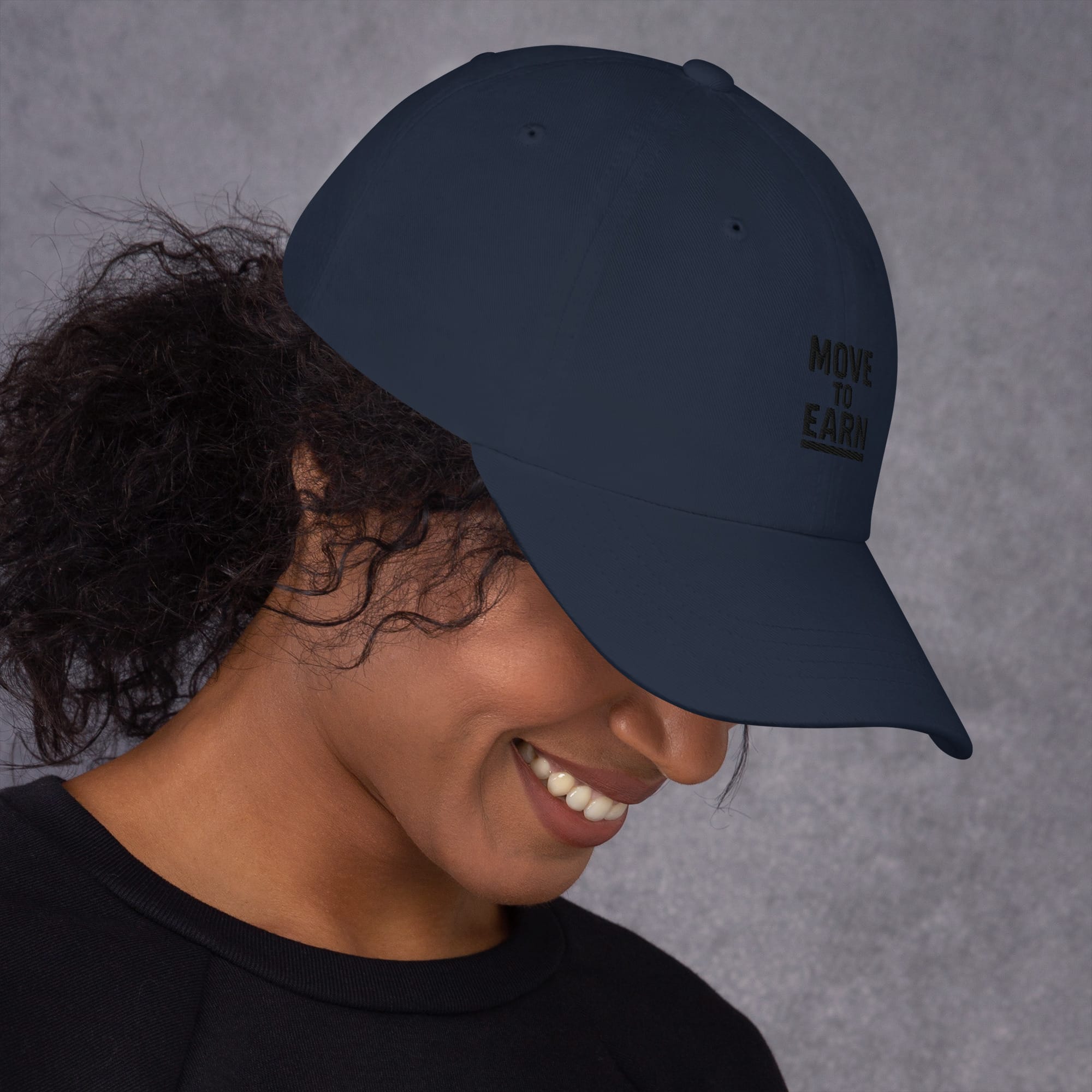 Move to Earn – Embroidered Dad Hat - Image 6