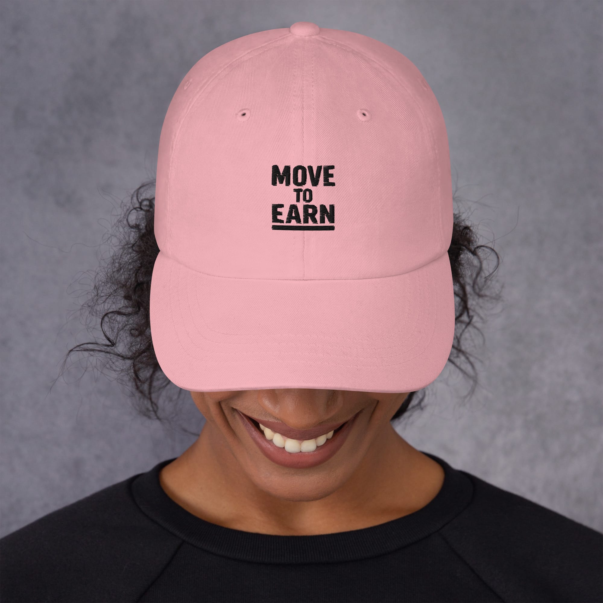 Move to Earn – Embroidered Dad Hat - Image 24
