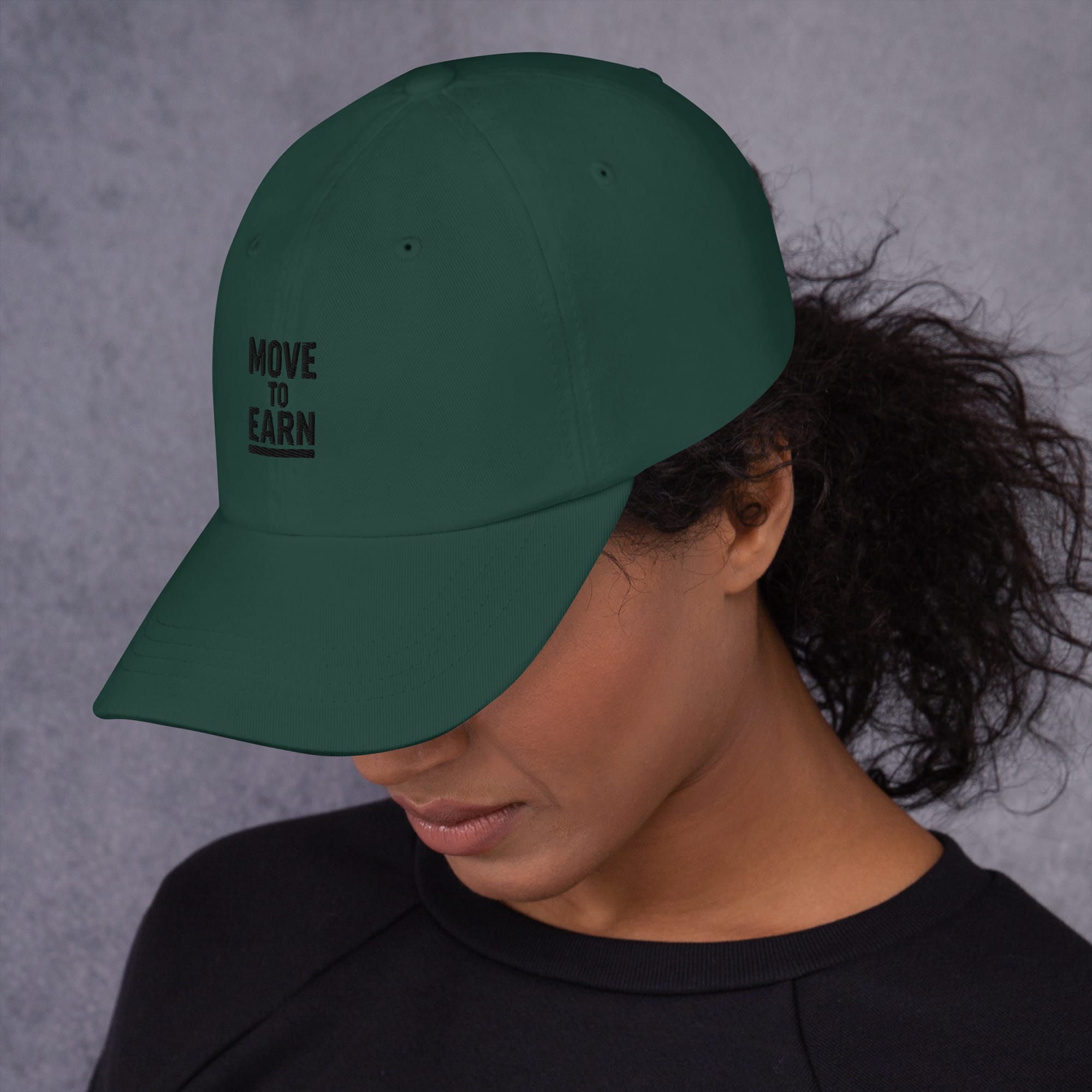 Move to Earn – Embroidered Dad Hat - Image 11