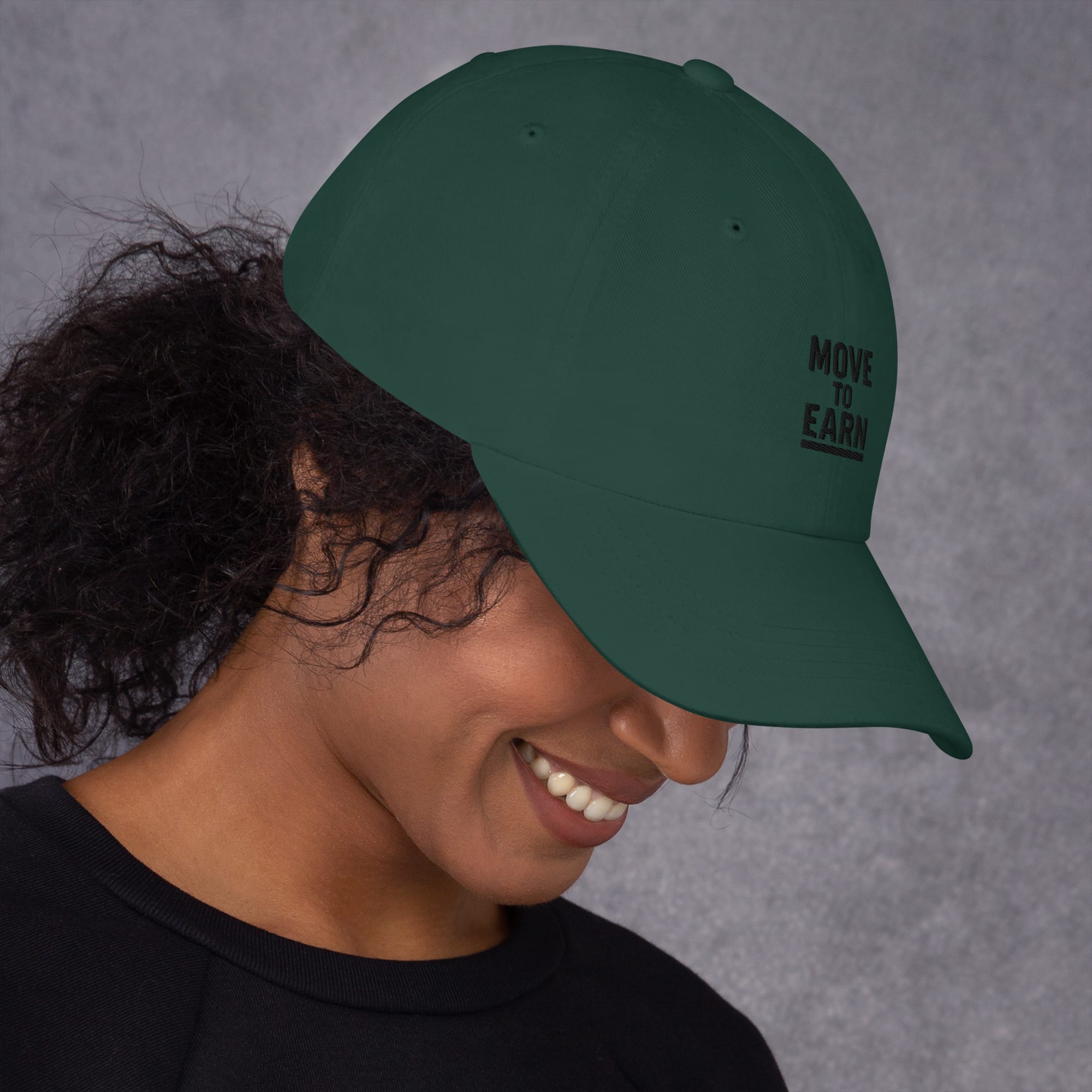 Move to Earn – Embroidered Dad Hat - Image 12