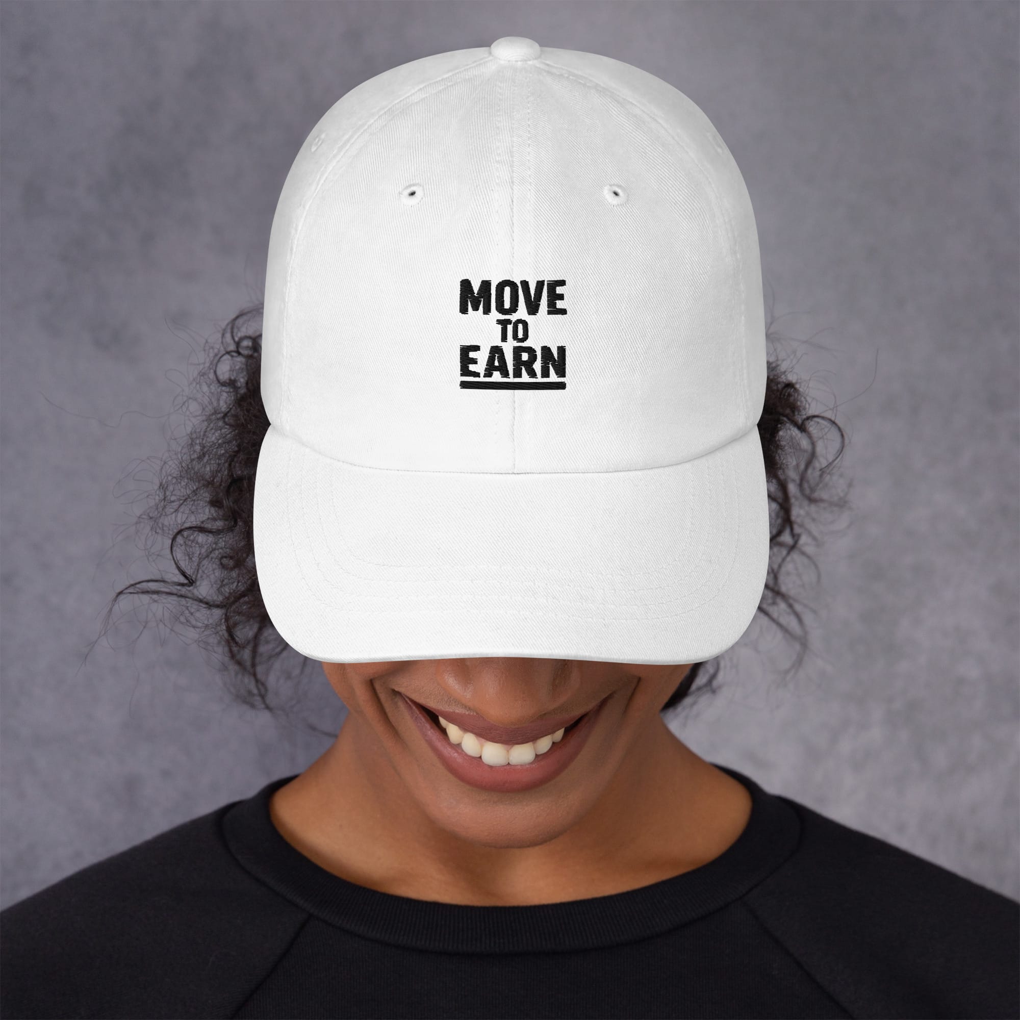 Move to Earn – Embroidered Dad Hat - Image 30