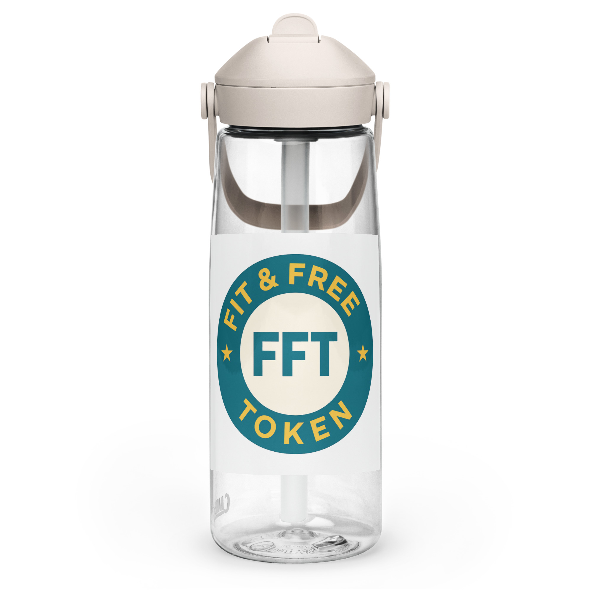 Fit & Free Token – Flip Straw Water Bottle - Image 24