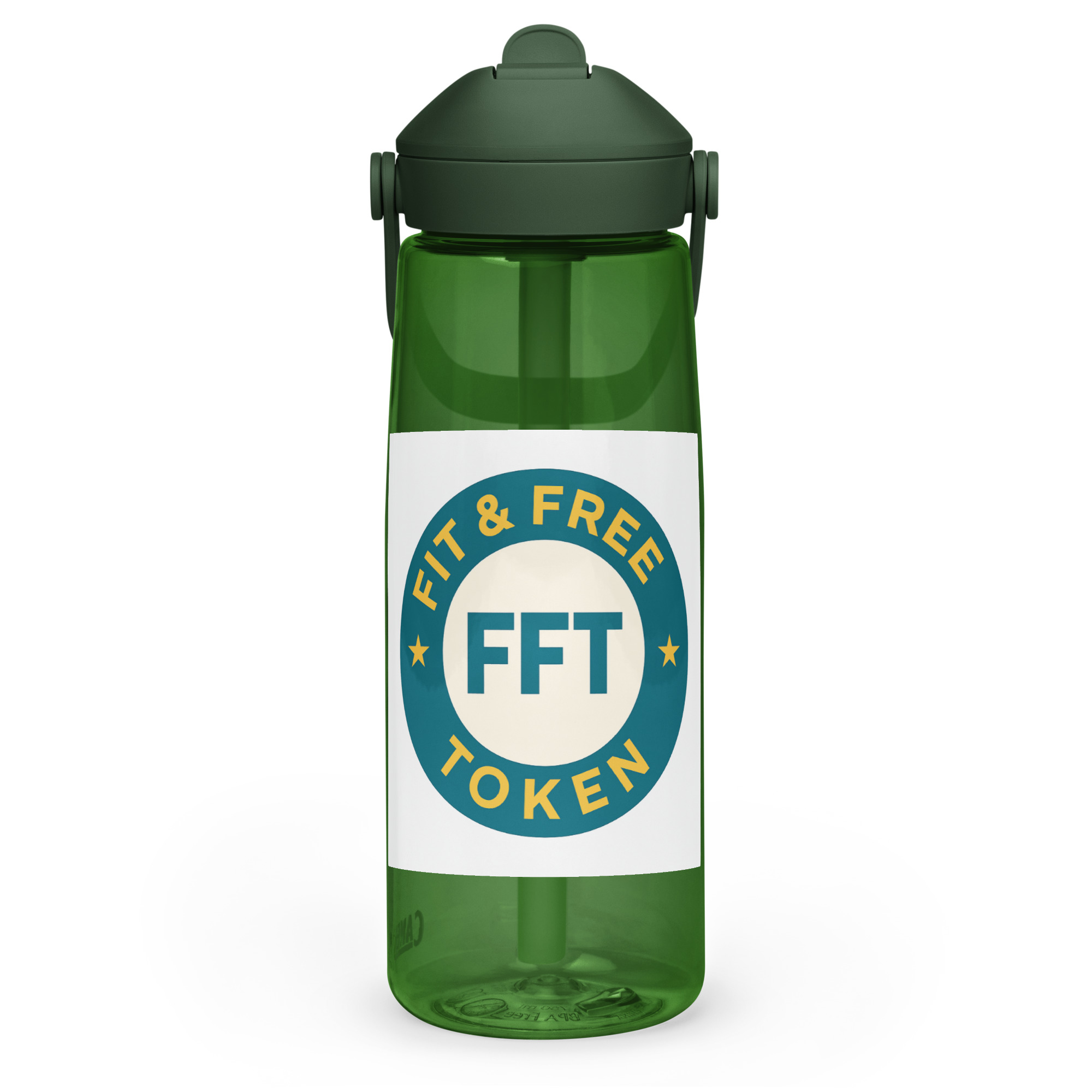 Fit & Free Token – Flip Straw Water Bottle - Image 4