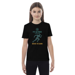 Fit & Free Runner – Organic Cotton Kids T-Shirt