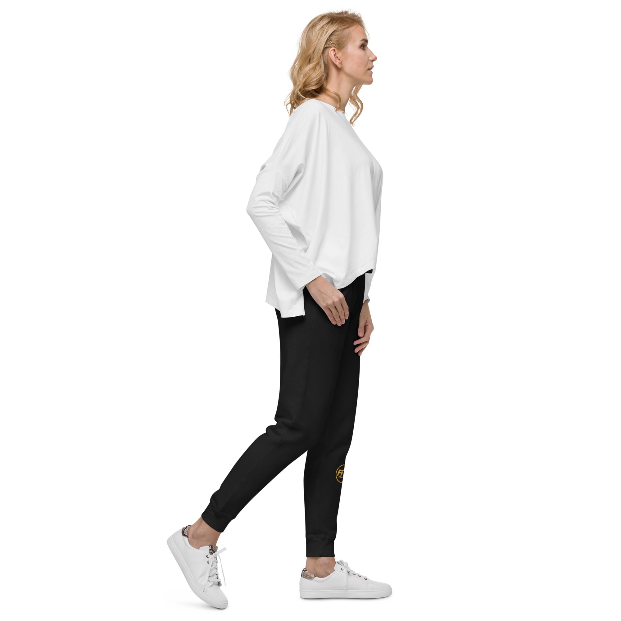 Fit & Free Token Gold Logo Joggers - Image 2