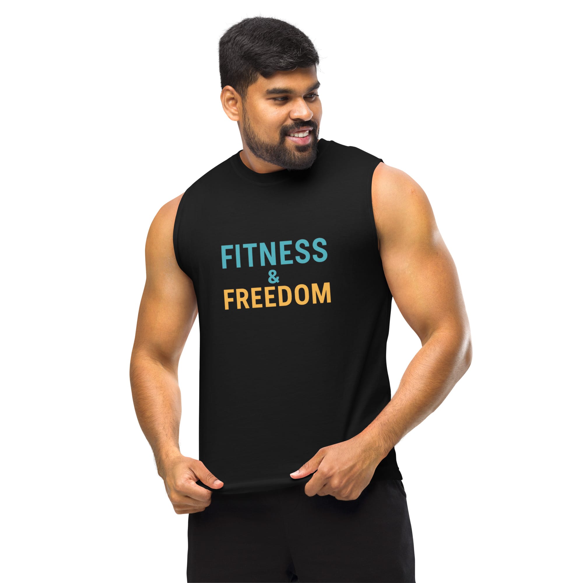 Fitness & Freedom – Unisex Jersey Tank - Image 2